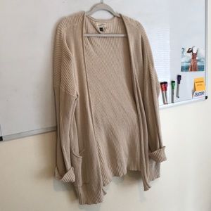 Knit cream cardigan